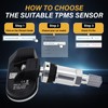 TPMS Sensors Set of 4 - tire Pressure Sensor Compatible