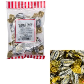 VIMIX Sugar Free Hard Boiled Individually Wrapped Sweet Bumper Bag 75g (08 Bags, Everton Mints)