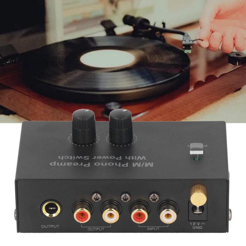 Phono Tocadiscos Preamplificador Preamplificador de Tocadiscos, Preamplificador de Fonógrafo Estéreo