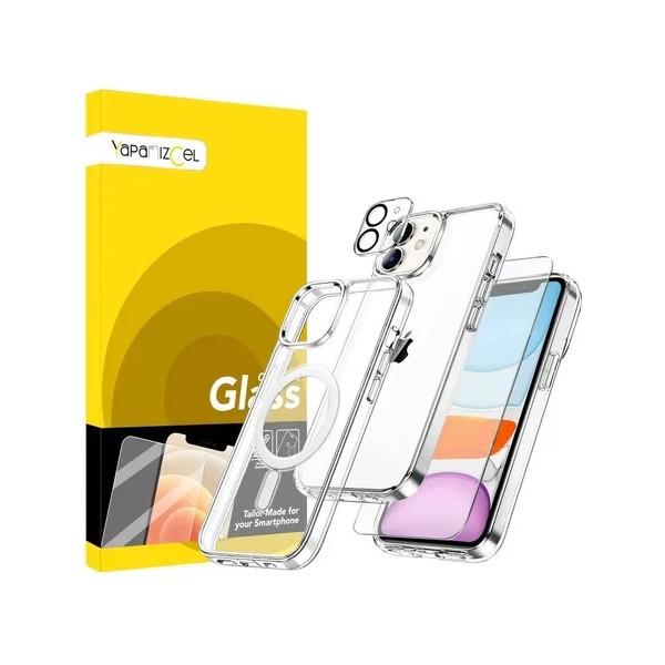 Kit Funda Para iPhone Magsafe + Mica Pantalla + Mica