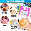6 Pcs Silicone Floppy Disk Coaster - 6 Bright Colors