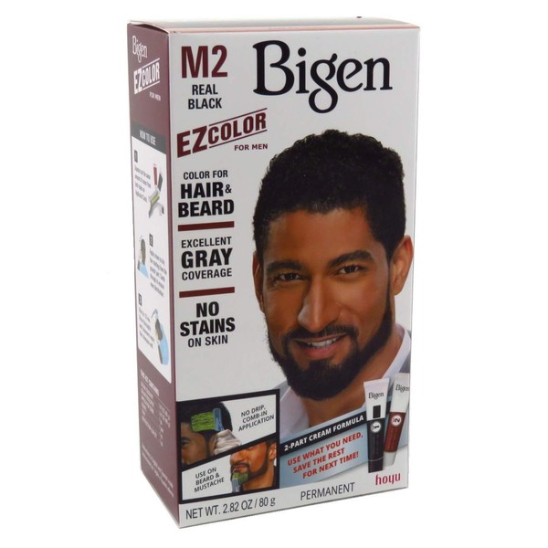 Bigen Ez Color For Men M2 Real Black Kit (2 Pack)