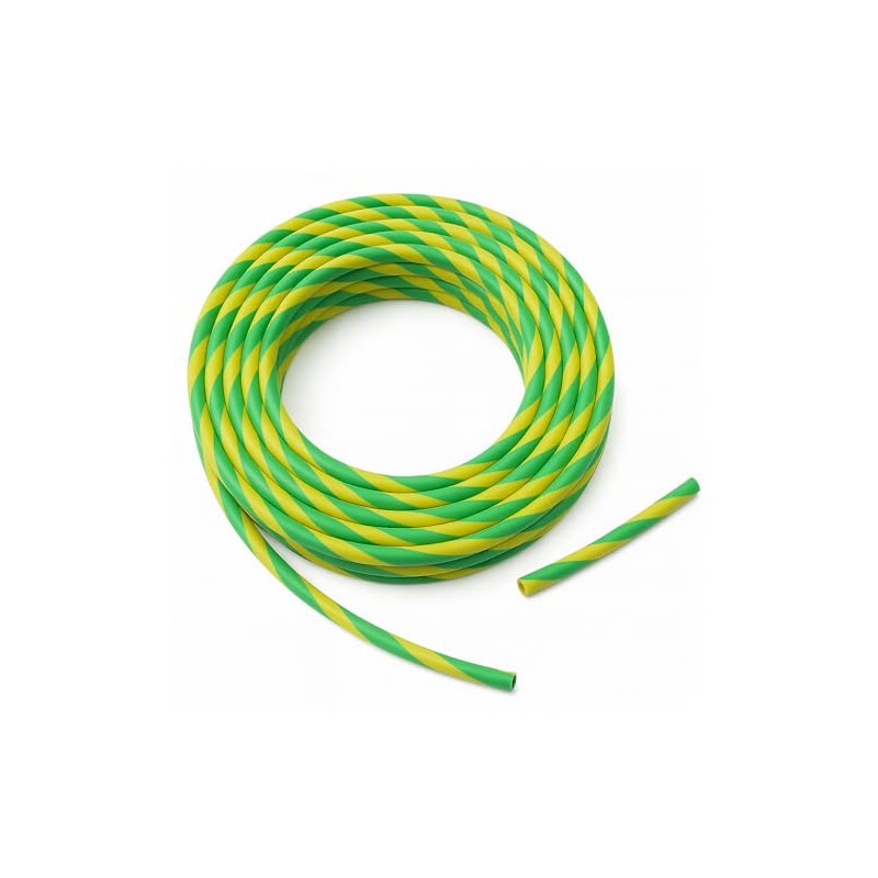 3mm Earth Sleeving PVC Green & Yellow 3.0mm Electrical Wire