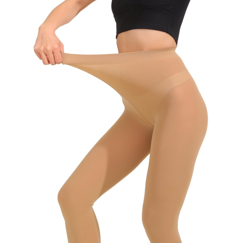 Paralinda Women's 80 Denier Solid Color Opaque Tights, High Waist