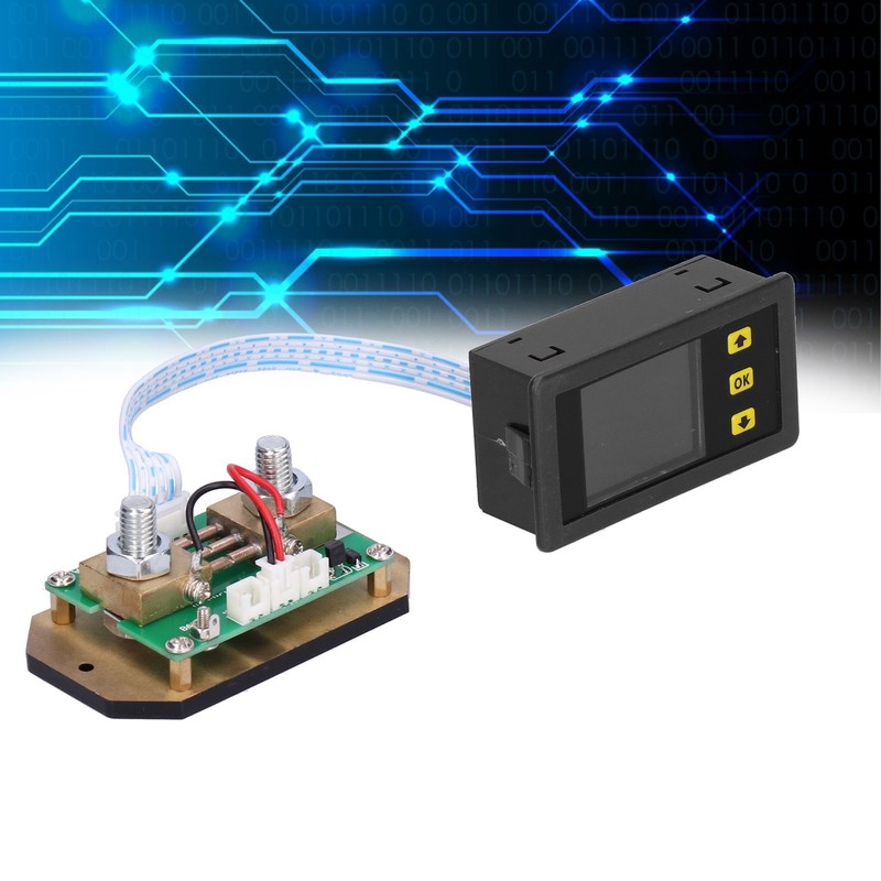 LCD Voltage Current Combo Meter Resin Energy Saving Wattmeter for