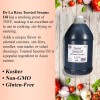 De La Rosa 613 Organic Toasted Sesame Oil, Cold Pressed,Unrefi