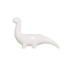 Creative Co-Op Maceta de gres con Forma de Dinosaurio Blanco