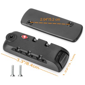 Zoofen 2 Pack Luggage Lock TSA007 Security Lock Luggage Suitcase Baggage Lock