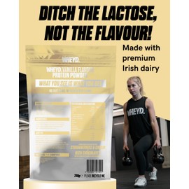 WHEYD Hydrolysed Whey Protein Isolate - Grass-Fed, Low Calorie Whey Protein Powder - Made from Premium Irish Dairy, Low Lactose, No Digestive Issues - 720g, 30 x 24g Servings, Vanilla