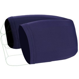 VELPEAU Cover Sleeve for Neck Brace and Cervical Collar, Dust Cover for Men & Women, Comfortable Wearing While Sleeping, Working, Breathable, Sweat-Absorbent, Quick Dry, Ice Silk (Blue, Medium)