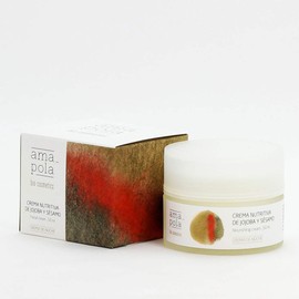 AMAPOLA BIOCOSMETICS Nourishing Face Cream with Jojoba and Sesame Oil - Intensive Moisturising and Nutrients for Normal and Dry Skin - Natural and Vegan Ingredients [50 ml]