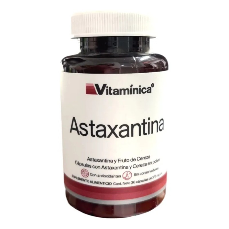 Astaxantina Vitamínica 30 Cápsulas