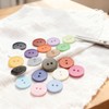 10pcs 3/8 Inch 10mm 16L Navy Blue Resin Sewing Buttons
