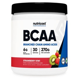 BCAA Powder 30 Servings Strawberry Kiwi Flavor 1 Bottle, 270g, 1 Piece / BCAA 파우더 30회분 딸기 키위맛 1병, 270g, 1개