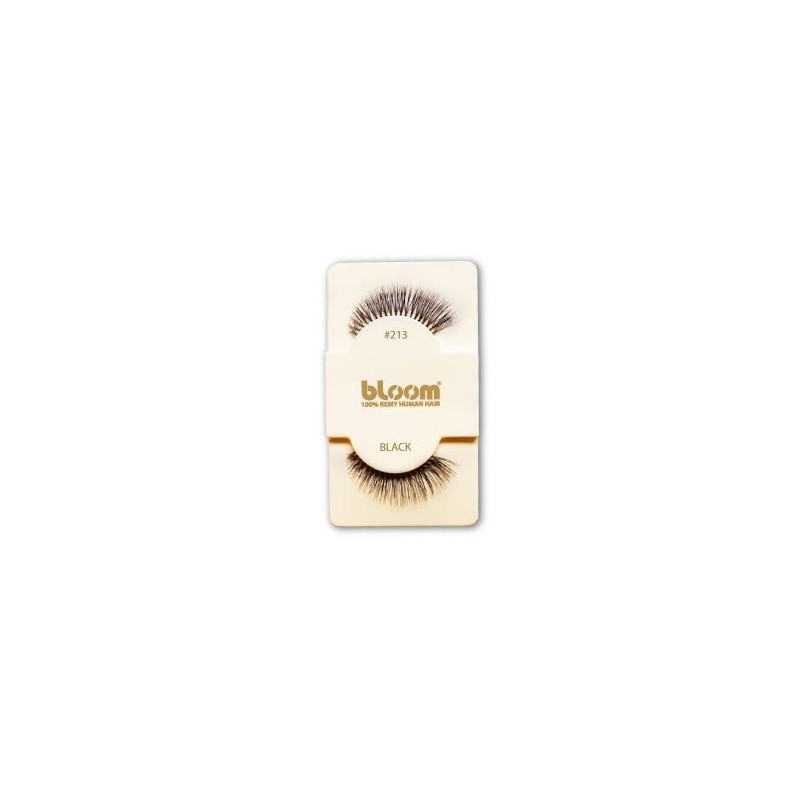 12 Pestañas de Cabello Natural Remy BLOOM modelo 213