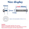 OTFAITP M8 Screws for 2-3-4-Wheel Kid Scoote Replacement Micro Mini
