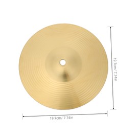 DECHOUS Brass Cymbal Replacement for Drum Kit Durable Percussion Instrument Accessory Sound Quality for Beginners Drummers for Repairs and Upgrades