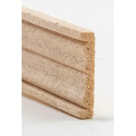 Dollhouse Miniatures 1:12 Scale Door & Window Casing, 7/16" X 24" #CLA70309