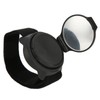 Bicycle Mirror Nylon Wrist Arm Strap Convex Design Black 5cm