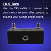 Tavsou Dual Switch Pedal for Guitar Effect Pedal with TRS