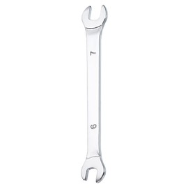 sourcing map Super Thin Open End spanners Metric, 6mm x 7mm, Slim Chrome-Vanadium Steel Wrench Tool for Tight Space Repair