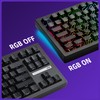 ZORNHER ZH870 Wireless Mechanical Gaming Keyboard,80% Black Custom Creamy Sound