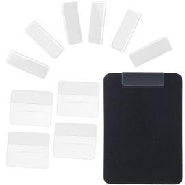 100 Pieces Plastic Earrings Card Adapter Self-Adhesive Jewelry Display Adapter for Women Girls Earrings Necklace Accessories Card Display