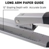 Deli Long Reach Stapler with 1000 Staples, 20 Sheet Capacity,