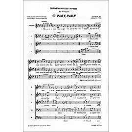 O waly, waly: from Five Traditional Songs