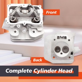 Mhrxusd only for hemi Complete Cylinder Head Replacement for Predator 420cc Hemi Engines Model 60349 That Have 6 Bolt Valve Cover Includes Valves Springs Retainers Rockers Assembled