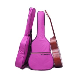 Purple Guitar Case Gig Bag for Standard Size Acoustic and Classical Guitars