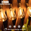 WYZM Dimmable LED String Lights with Shatterproof Bulbs for Outdoor