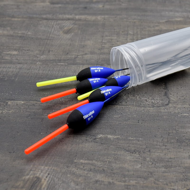 Sbirulino® Set of 5 Fishing Floats with Starlight Holder 4.5mm