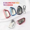 QBUC for Volkswagen Key Fob Cover with Keychain,Car Key Case