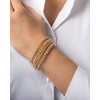 Elegance 11 diseños chapados en oro de 14 quilates, pulsera