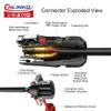 CNLINKO LP-24 4 Pin Waterproof Connector 25A 500V AC Quick