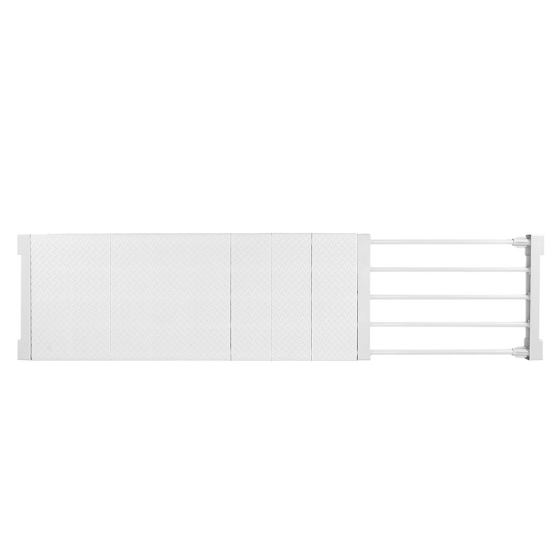 Tension Shelf Adjustable Closet Divider 24cm Width Storage Rack for