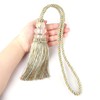 HedongHexi 4 Pack Curtain Tiebacks with Tassel, Outdoor Elegant Decorative