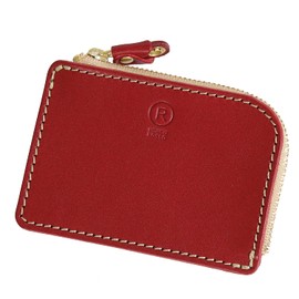 PORCO ROSSO / Thin Gusset Zip Coin Case [sokunou], red