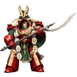 JOYTOY 1/18 Action Figure Warhammer 30K The Horus Heresy Thousand sons Legion Praetor in Cataphractii Terminator Armour Collection Model Birthday Gifts 4.84 inch