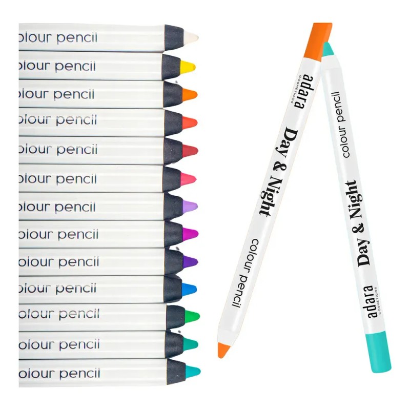 Lápiz Delineador Ojos Adara Paris Blanco Mate Indeleble Waterproof