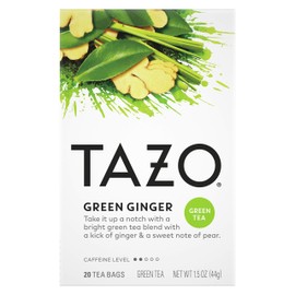 TAZO Green Ginger Tea Bags, 20 Count