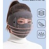 Full-Face Goggle Cold Weather Mask for Hiking, Running, Golf Sports Mask Pink 4ea
