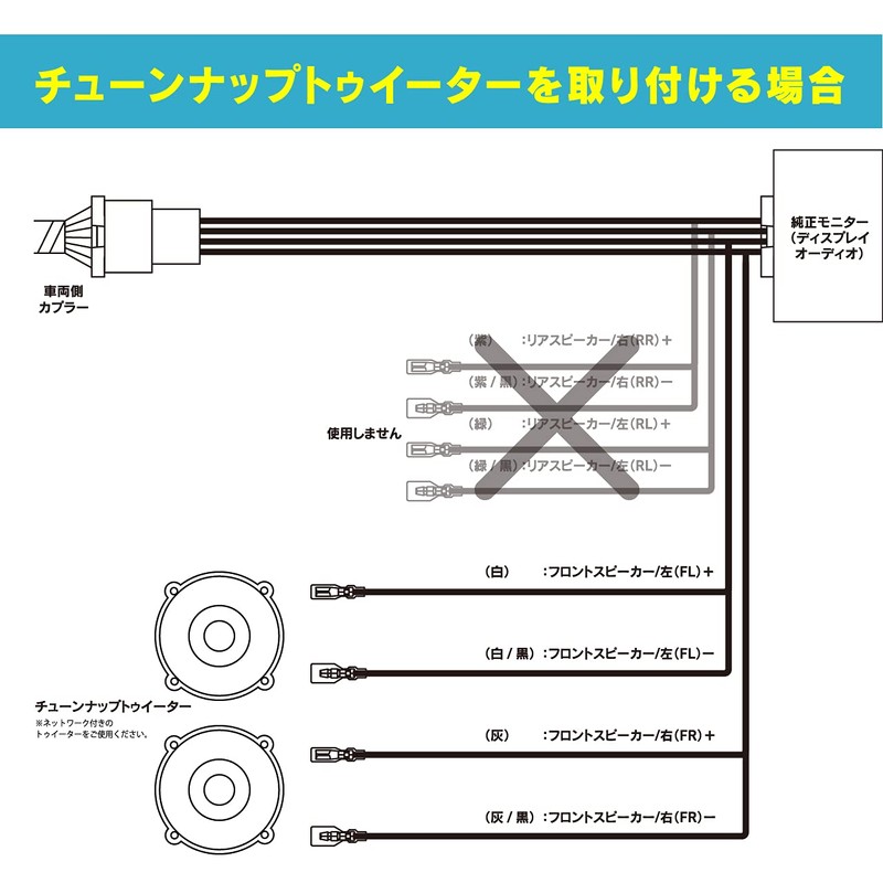 Speaker Output Removal Cable (BH10 Toyota DA)