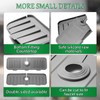 Tap Protector & Drip Mat Grey, Tap Splash Guard, Tap