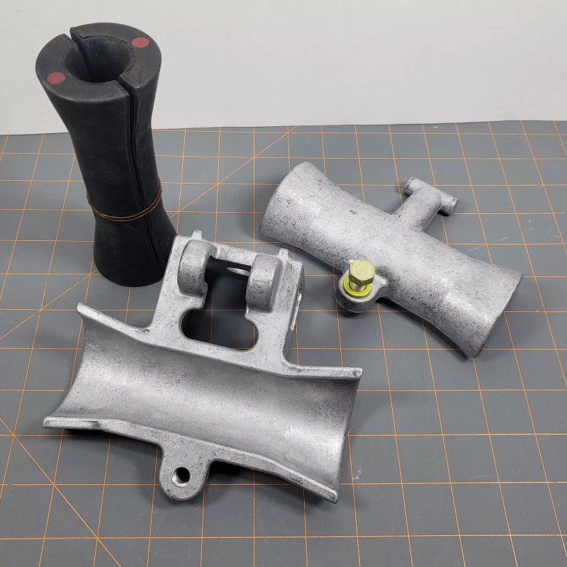 AFL ADSS ATGN726/775 SINGLE ALUMINUM TRUNNION ASSEMBLY FIBER OPTIC CABLE