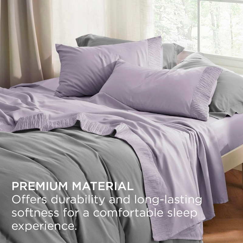 Bedsure Twin Sheets Set - 3 Pieces Soft Twin Bed