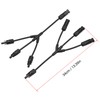 Y Branch Solar Connectors Parallel Cable Adapter 3-Way Solar Cable