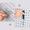 24 Pcs Silver 12 Pcs Screwdriver Organizer Tool Holders Multi-tool