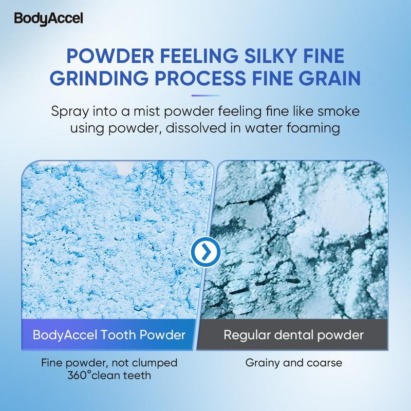 BodyAccel Tooth Powder Natural Whitening Pearl Probiotic Oral